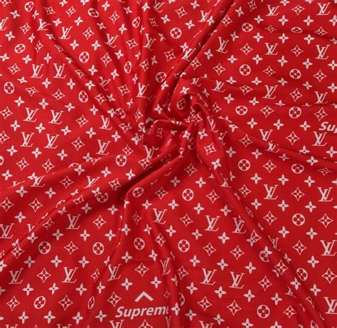 louis vuitton supreme fabric|louis vuitton fabric by the yard.